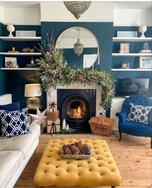 What colour would you paint this dated fireplace?