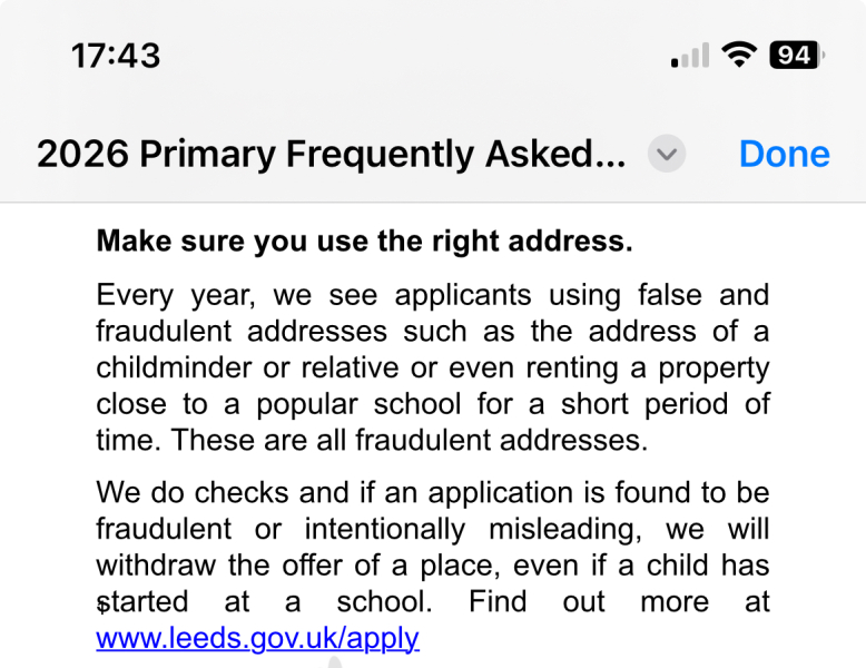 Is this admission fraud? AIBU to report it?