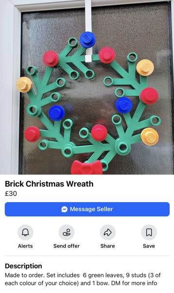 Facebook Christmas handmade tat