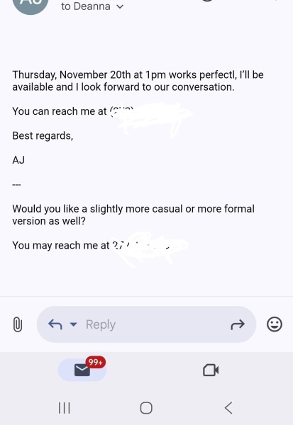 Possibly screwed over by AI