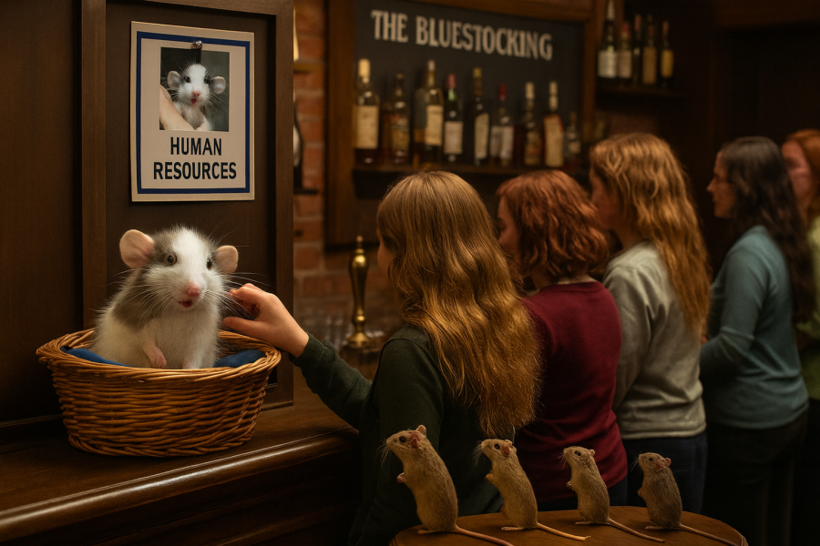 The Bluestocking: All You Need to Know About Risk Assessments, Jazz Hands, Battenberg and Sourdough (But Were Afraid to Ask) - and gerbils. Lots and lots of gerbils.