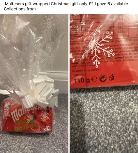 Facebook Christmas handmade tat