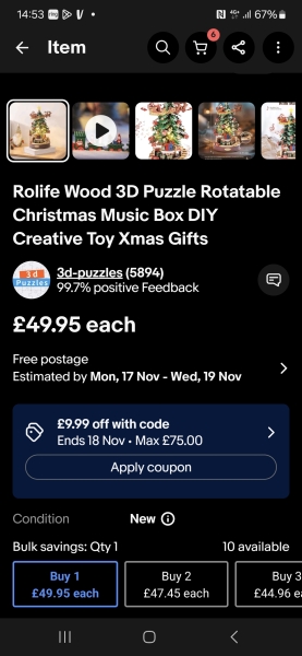 Thread 9 - The one where it's almost Black Friday