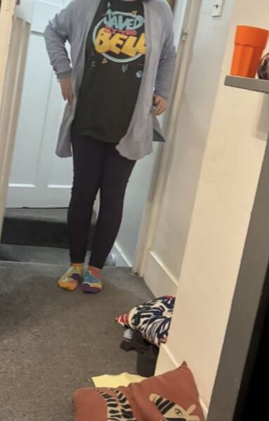 To ask if I look frumpy