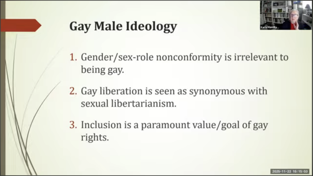 How the LGBT movement, being overtly & covertly a gay male movement set the stage for transgenderism: WDI Webinar