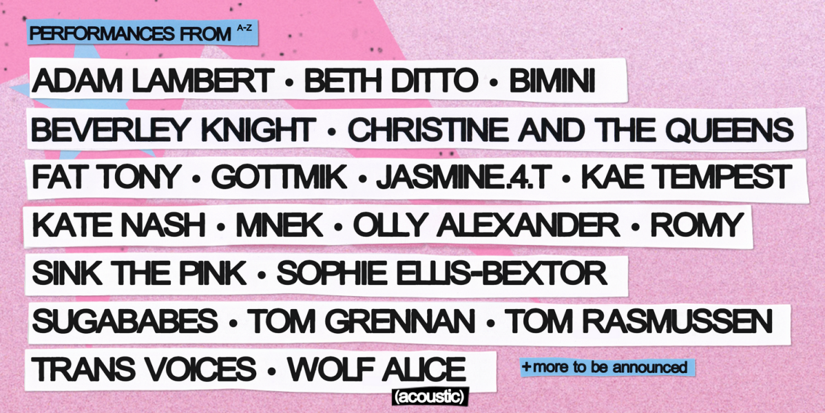 "All star charity concert for trans rights"