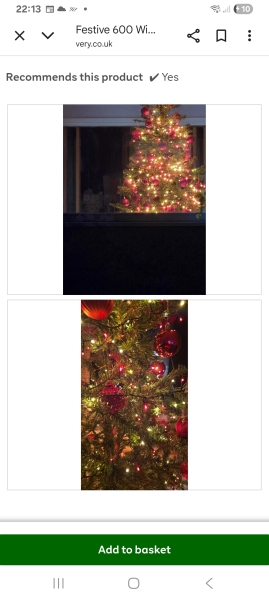 Vintage look Christmas lights