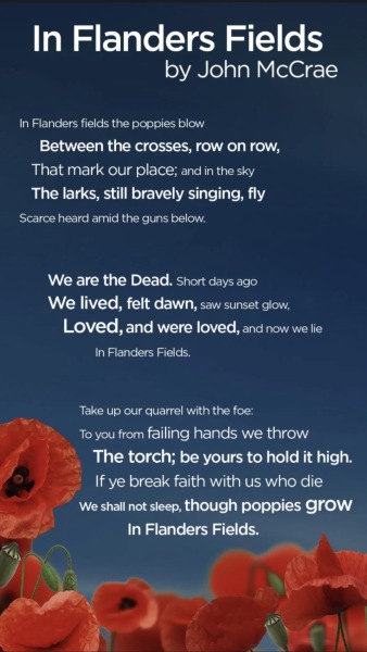 To be conflicted about Remembrance Services?