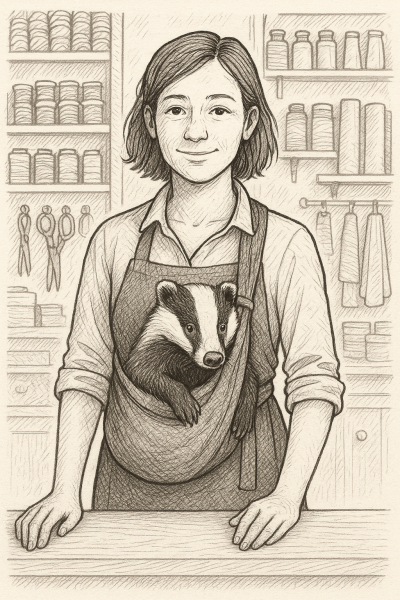 Hobbycraft employee badge - no terfs, no Tories