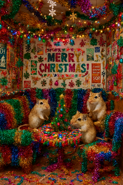 The Bluestocking: it's the season of mulled wine, conversations about pineapple and, of course, gerbils. Confused? You will be...