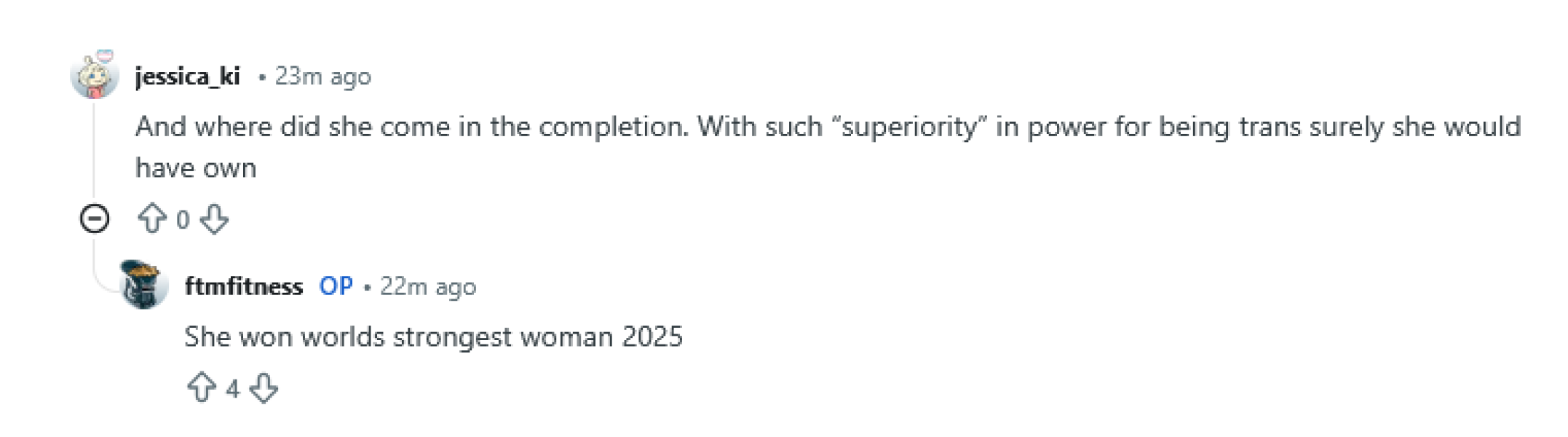 Man wins World's Strongest Woman 2025 competition