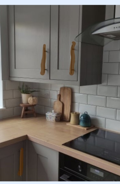Kitchen unit handles