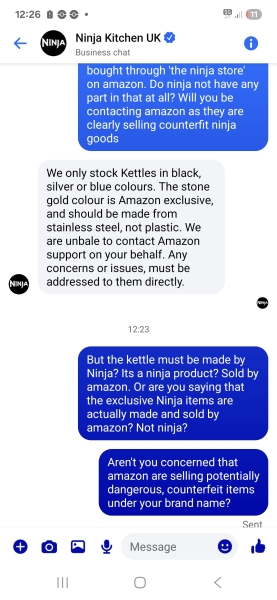 To warn you about amazon selling fake products?
