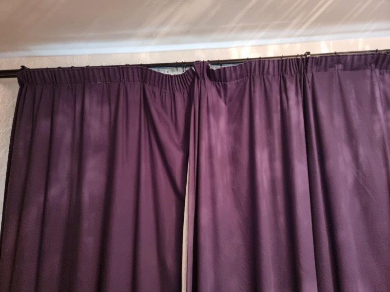 Curtain hanging issues