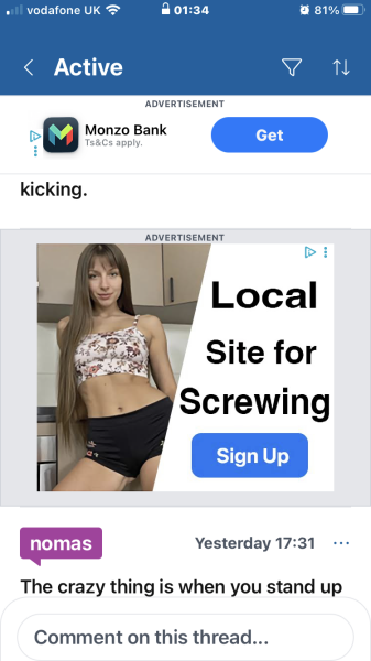 Crazy advertising on MN