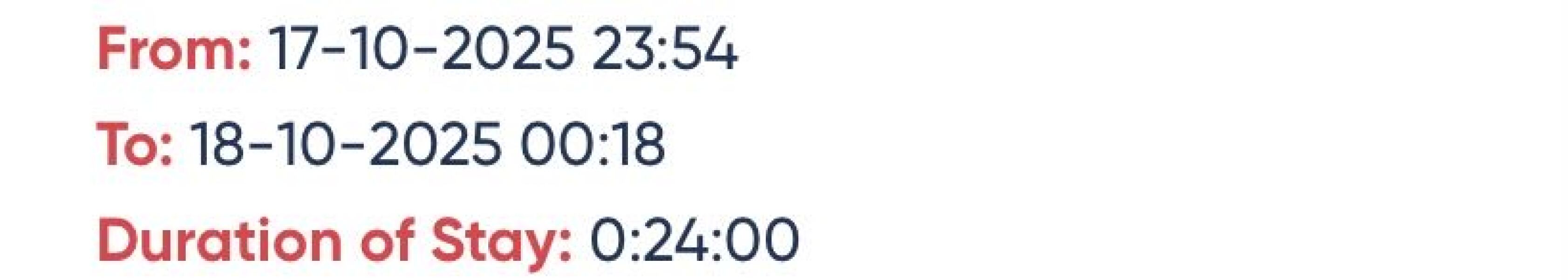 Parking Fine - I did not exceed the limit