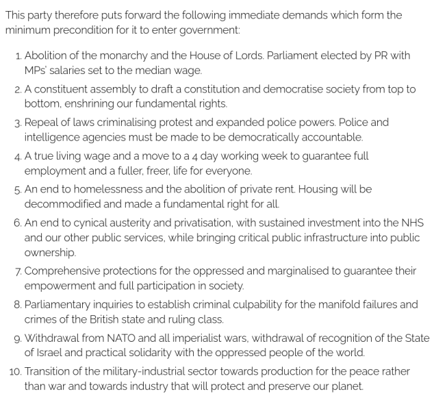 Your Corbyn/Sultana Party - Discussion thread - Part 2