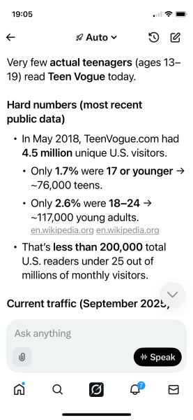 Teen Vogue lay off 75% of staff as it is folded into Vogue.
