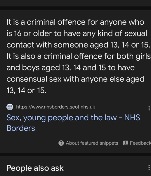 DD told me her 14 year old sister has had sex