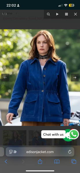 Ruth Wilson’s Blue Jacket?