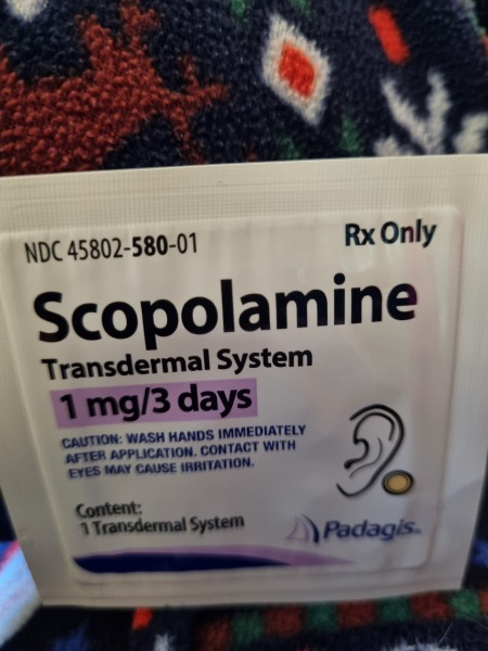 Scopoderm. Shortage help!