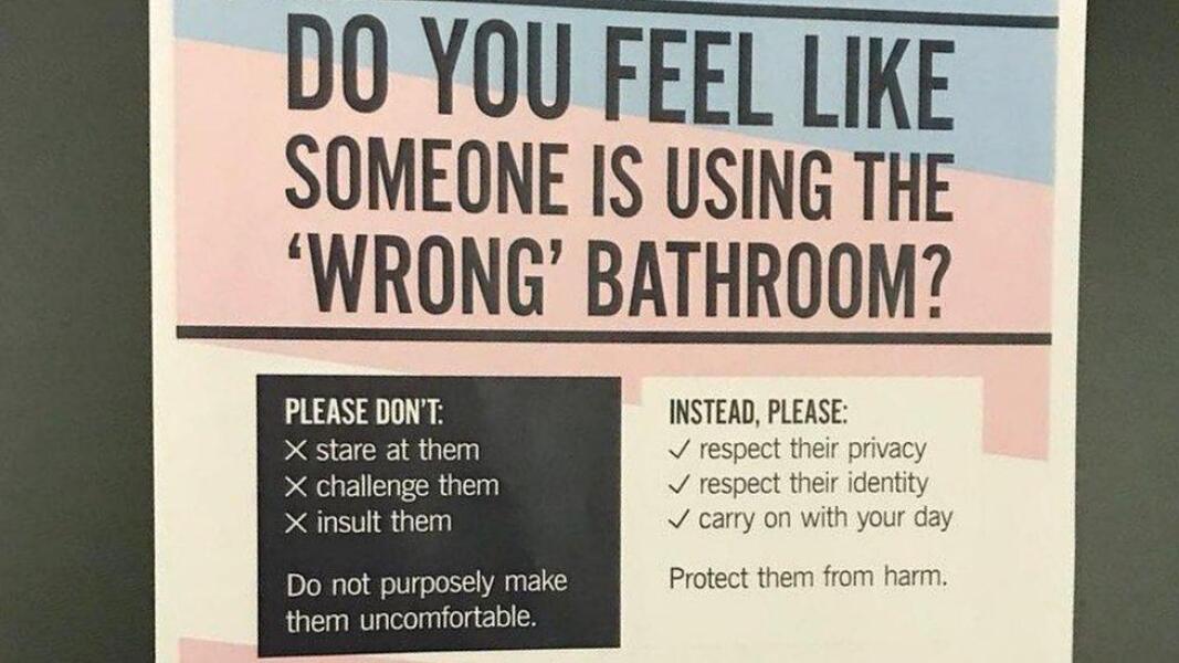 What the heck!  Trans women get periods apparently