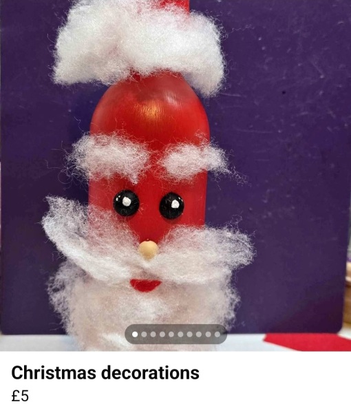 Facebook Christmas handmade tat