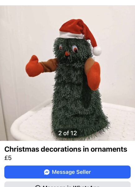 Facebook Christmas handmade tat