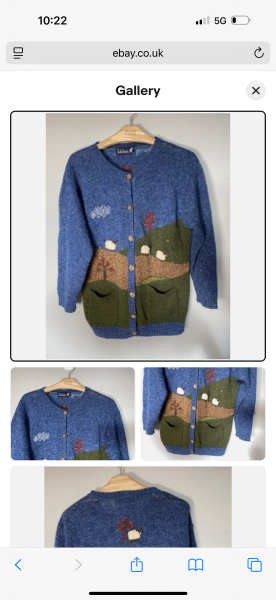 Scenery Pattern Cardigan