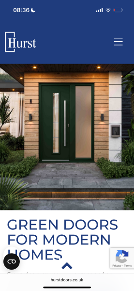 What colours windows and door with a dark green garage door