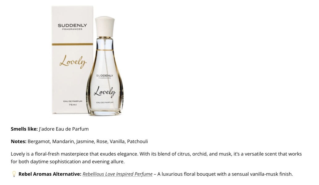 Lidl Perfume Dupes