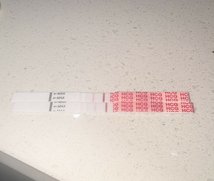 Positive tests 19 days post surgery for missed miscarriage