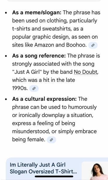 "I'm literally just a girl"