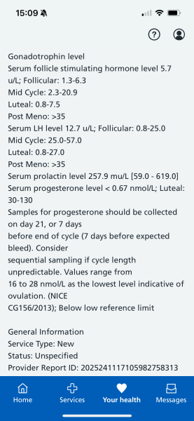 VERY low progesterone?