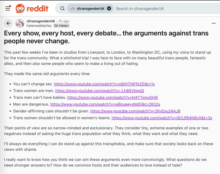 Dr Helen and Dr Mike Webberley - matters of public record