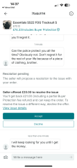 Is this a police job? Threatened by Vinted seller