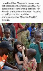 I must have missed this bit about Meghan Markle joining World Vision after parting ways from the UN..