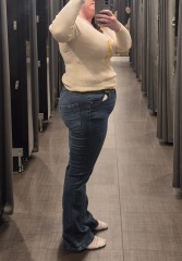 Skirt/ jumper look. Am I too big for it? Or doing it wrong