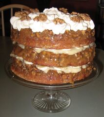 Walnut and Banana cake