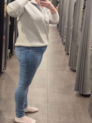 Skirt/ jumper look. Am I too big for it? Or doing it wrong