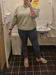 Skirt/ jumper look. Am I too big for it? Or doing it wrong