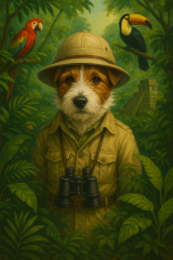 Pooch in the pearl earring - personalised pet portrait recommendations