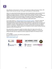 Transgender women to be banned from all female Olympic events