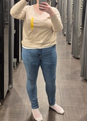Skirt/ jumper look. Am I too big for it? Or doing it wrong
