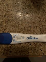 Clearblue faint positive