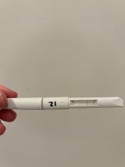 Faint on cheap tests but negative on clear blue?