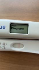 Positive frer negative clearblue ultra early digital