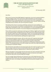 No child is born in the wrong body - Kemi Badenoch. Letter to Wes Streeting