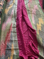Beautiful antique sari - can I make a curtain/drape ? ...terrified of damage but want to use this amazing fabric !