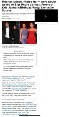 Harry appreciates a red dress ...